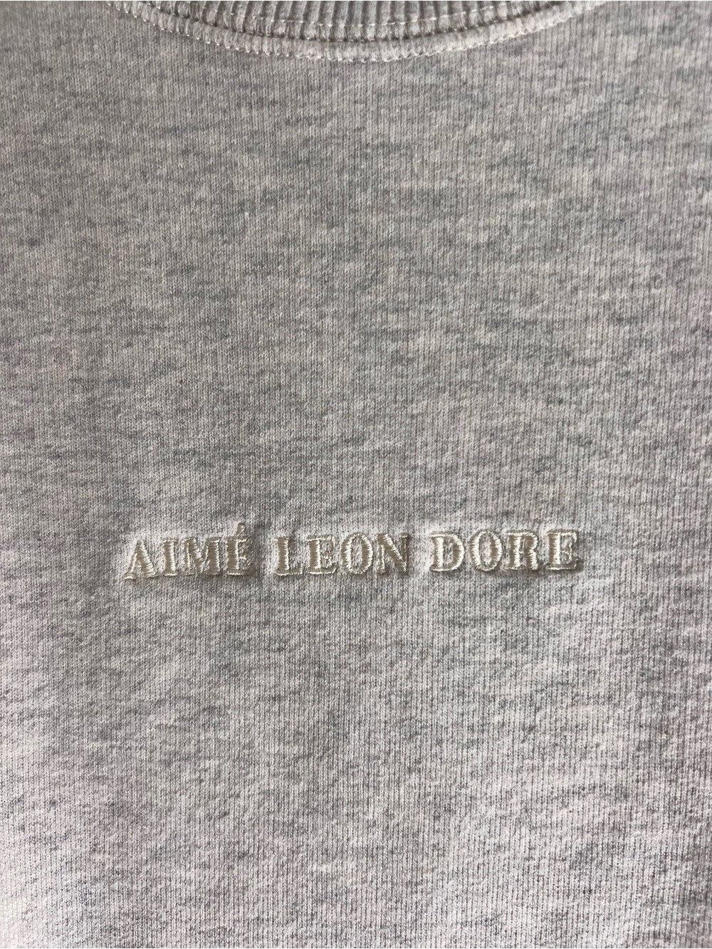 Aimé Leon Dore crewneck in oatmeal - Picture 3 of 5